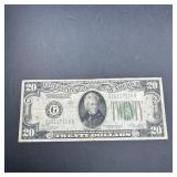 1928B $20 Federal Reserve Note