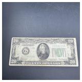 1934A $20 Federal Reserve Note