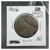 1806 Draped Bust Large Cent