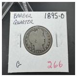1895-O Barber Quarter