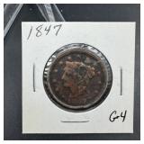1847 Large Cent