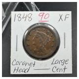 1848 Large Cent