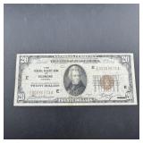 1929 $20 National Currency Note - Richmond, VA