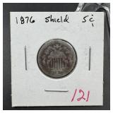 1876 Shield Nickel
