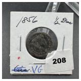1856 Seated Liberty Silver Half Dime