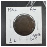 1802 Draped Bust Large Cent