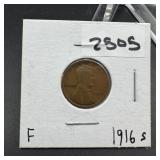 1916-S Lincoln Wheat Cent