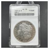 Soapbox 1887-s Vam-1 Morgan Silver Dollar
