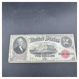 1917 $2 Red Seal Large Size Note