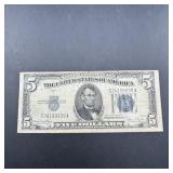1934d $5 Silver Certificate
