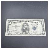 1953 $5 Silver Certificate
