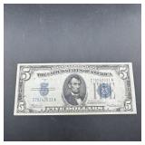 1934a $5 Silver Certificate