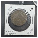 1838 Large Cent
