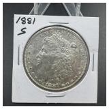 1881-S Morgan Silver Dollar