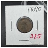 1909-S Lincoln Wheat Cent