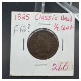 1825 Half Cent