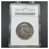 Soapbox 1963-d Franklin Silver Half Dollar