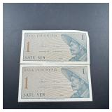 Two Bank of Indonesia Notes