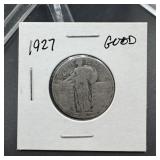 1927 Standing Liberty Silver Quarter