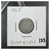 1865 Three-Cent Nickel