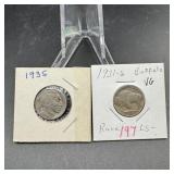 (2) Buffalo Nickels  See Photos for Dates