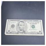 1999 $5 Star Note