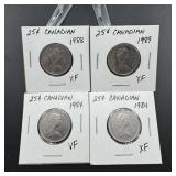 Four Canadian Quarters