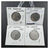 Four Canadian Quarters