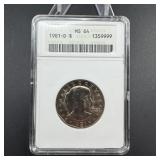 Soapbox 1981-d Susan B. Anthony Dollar