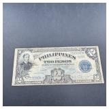 Vintage 2 Pesos Victory Note
