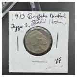 1913 Buffalo Nickel Type 2