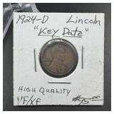 1924-D Key Date Lincoln Wheat Cent