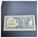 $10 Japanese Government Note