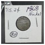1868 Three-Cent Nickel