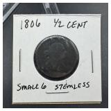 1806 Half Cent