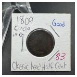 1809 Half Cent