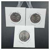 3 coin lot 2009 US territory quarters