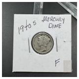 1940-S Mercury Silver Dime