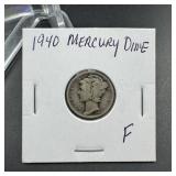 1940 Mercury Silver Dime