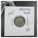 1927 Mercury Silver Dime