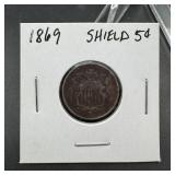 1869 Shield Nickel