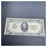 1934 $20 Federal Reserve Note