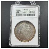 Soapbox 1887 Vam-12 Double Die Morgan Silver Dolla