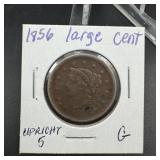 1856 Large Cent