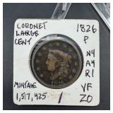 1826 Large Cent