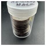 8 Eisenhower dollars in tube