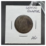 No Date Seated Liberty Silver Dollar