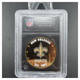 2015 New Orlean Saints Gold Dollar Coin