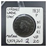 1831 Large Cent