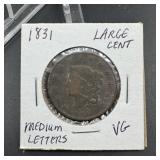 1831 Large Cent